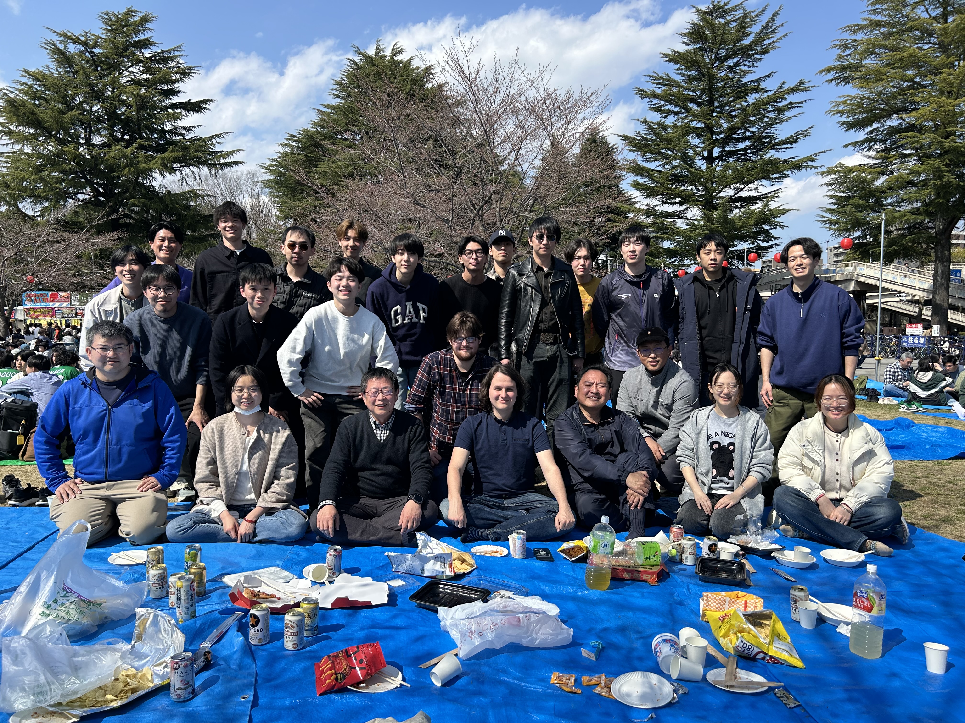 東北大学　陳研究室　集合写真
